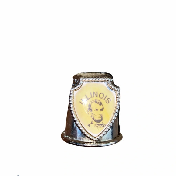 Illinois silver thimble - Picture 1 of 2